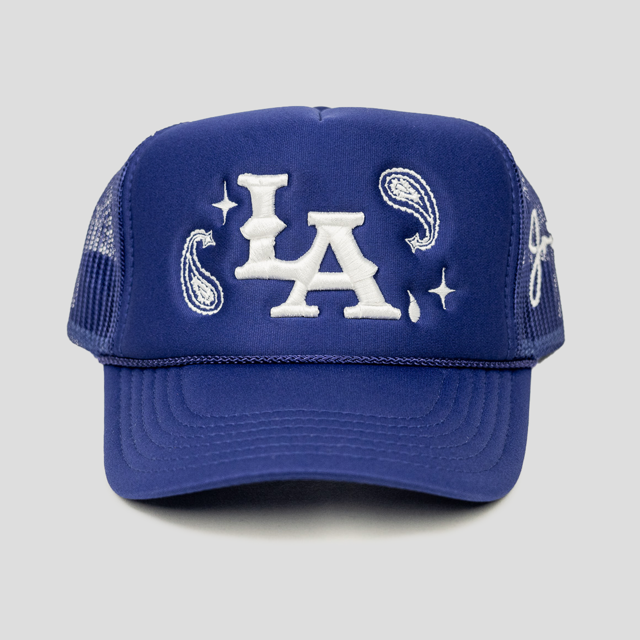 LA Paisley Trucker Hat (PURPLE)